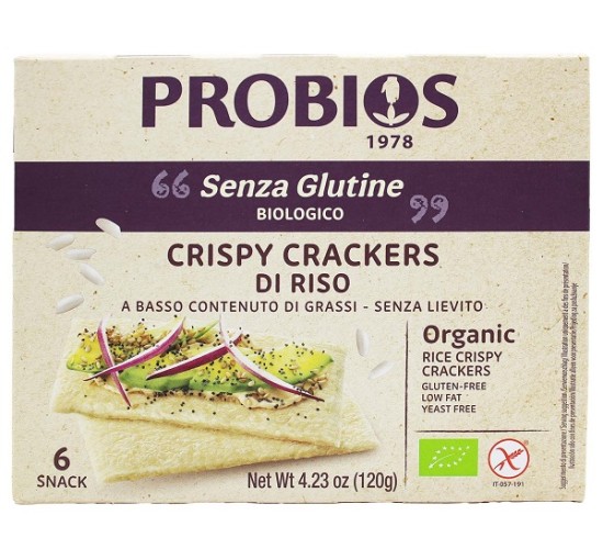 CRISPY CRACKERS RISO 6PZ 20G