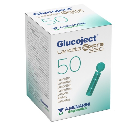 GLUCOJECT LANCETS EX G33 50PZ