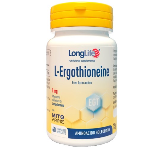 LONGLIFE L-ERGOTHIONEINE 60CPR LONGLIFE L-ERGOTHIONEINE 60CPR