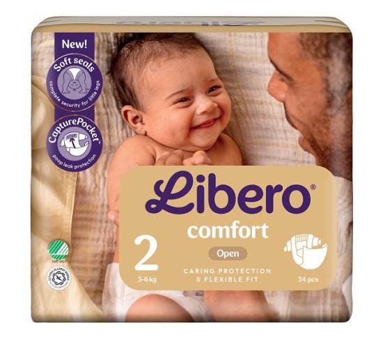 LIBERO COMFORT 2 3-6KG 34PZ