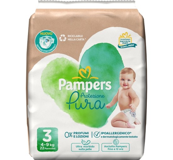 PAMPERS PROTEZIONE PURA MID22P