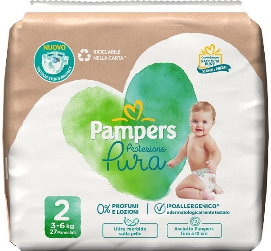 PAMPERS PROTEZIONE PURA MIN27P