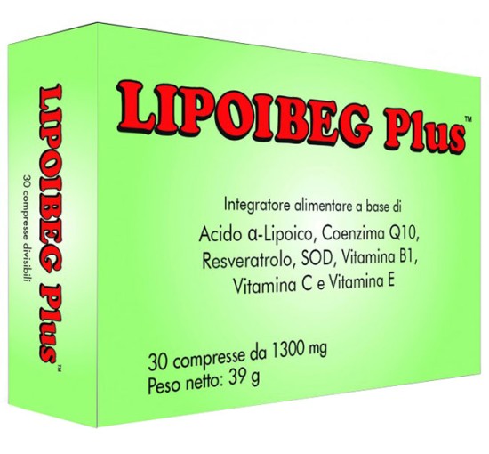 LIPOIBEG-Plus 30 Cpr 1300mg