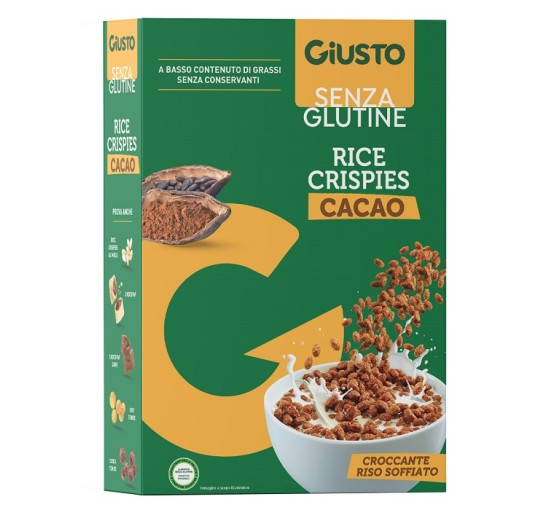 GIUSTO S/G RICE CRISP CAC 200G