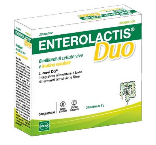 ENTEROLACTIS DUO POLV 20BUST