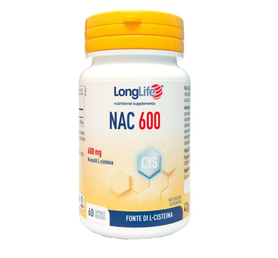 LONGLIFE NAC 600MG 60CPS