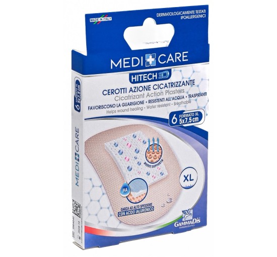 MEDICARE CER CICATR 7,5X5 6PZ