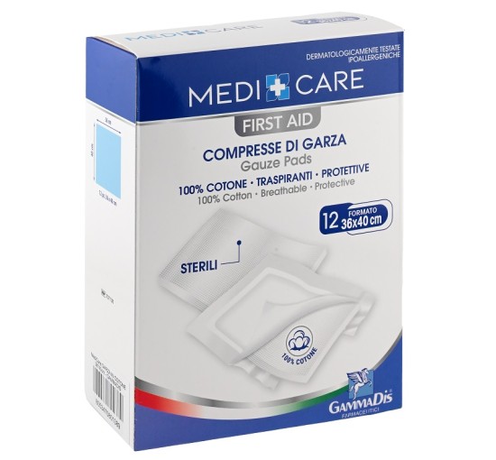 MEDICARE GARZA COT 36X40 12PZ MEDICARE GARZA COT 36X40 12PZ