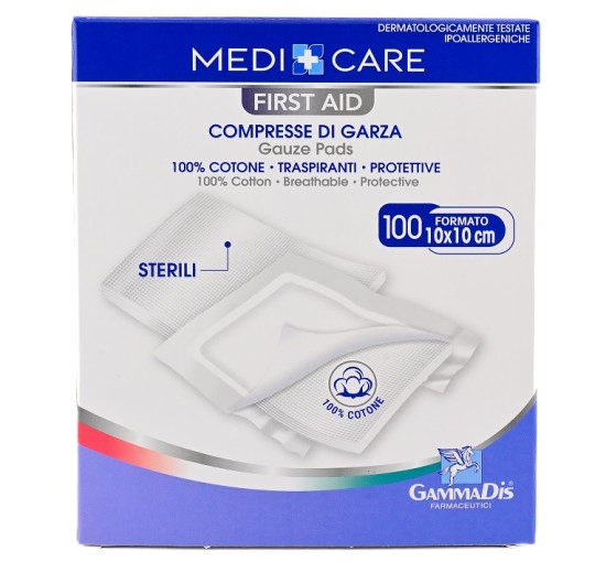MEDICARE GARZA COT 10X10 100PZ