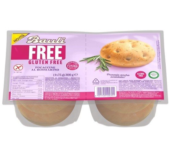 BAULI FREE FOCACCINE ROSMARINO