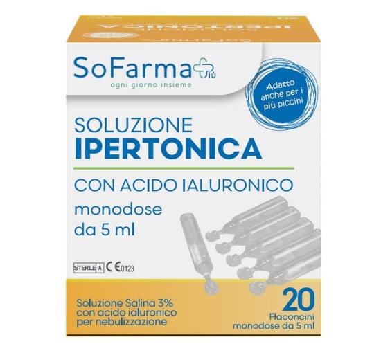 SOLUZIONE IPERTONICA 3% 20FL