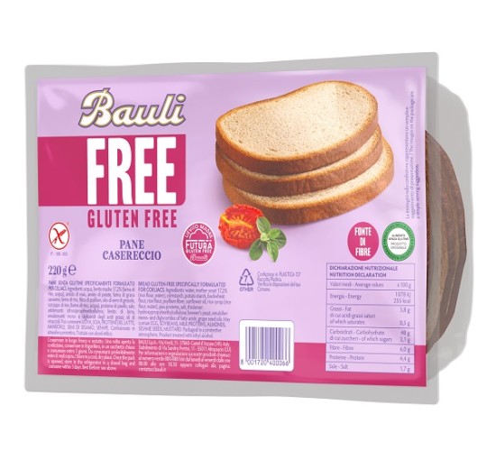 BAULI FREE PANE CASERECCIO220G