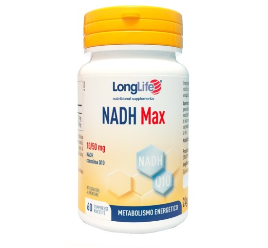 LONGLIFE NADH MAX 60CPR RIVEST