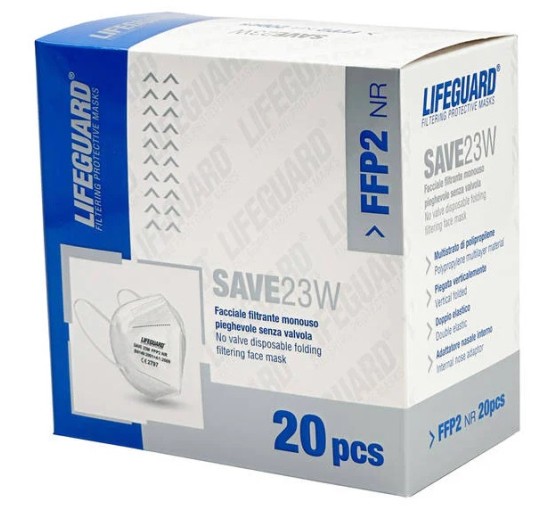 LIFEGUARD SAVE 23W FFP2 20PZ