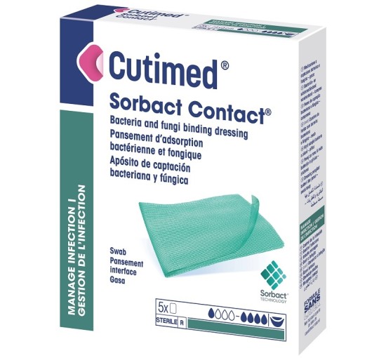 CUTIMED SORBACT CONT 7X9CM 5PZ