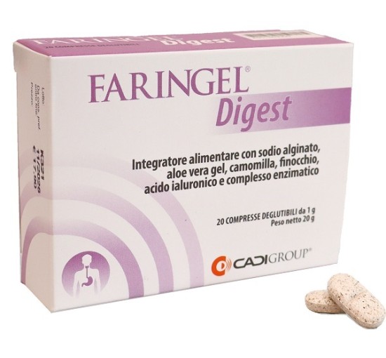 FARINGEL DIGEST 20CPR DEGLUTIB FARINGEL DIGEST 20CPR DEGLUTIB