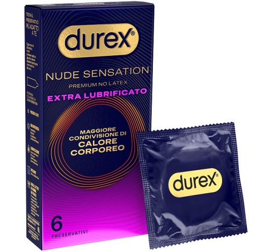 DUREX NUDE SENS REG EX LUBR6PZ