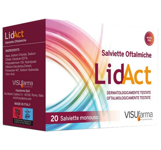 LIDACT SALVIETTE OFT MON 20PZ