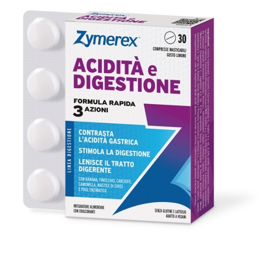 ZYMEREX ACIDITA DIGEST 30CPR ZYMEREX ACIDITA DIGEST 30CPR