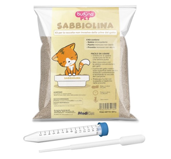 SABBIOLINA KIT URINE 500G SABBIOLINA KIT URINE 500G