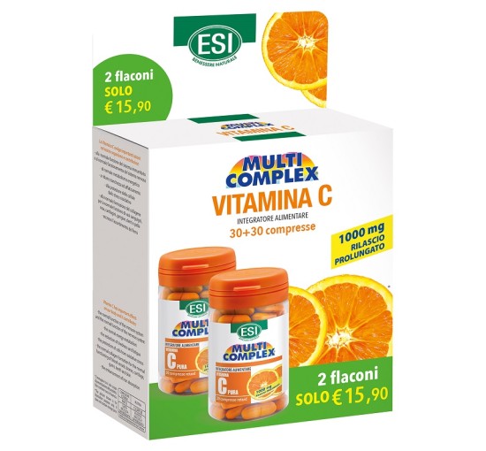 ESI VITAMINA C PURA 1000 60CPR ESI VITAMINA C PURA 1000 60CPR