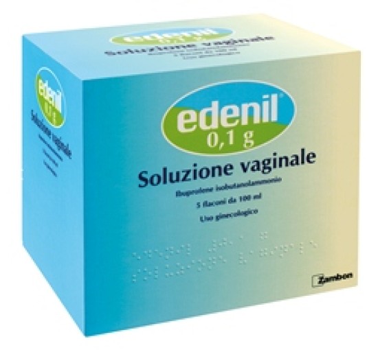 EDENIL*soluzione vaginale 5 flaconi 0,1 g 100 ml