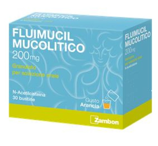FLUIMUCIL MUCOLITICO*30 bust grat 200 mg