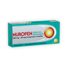 NUROFEN INFLUENZA E RAFFREDDORE*12 cpr riv 200 mg + 30 mg