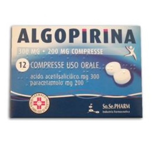 ALGOPIRINA*12CPR 300MG+200MG