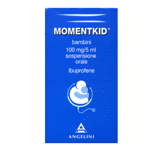 MOMENTKID*BB orale sosp flacone 150 ml 100 mg/5 ml gusto miele e banana