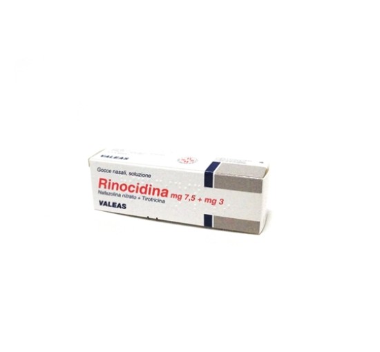 RINOCIDINA*gtt rinol 5 ml 7,5 mg + 3 mg