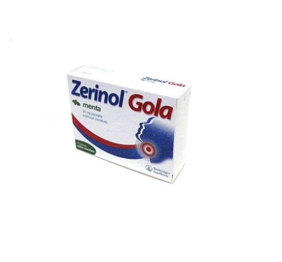 ZERINOL GOLA MENTA*18PAST 20MG