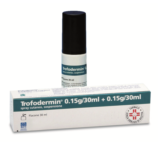 TROFODERMIN*spray cut 30 ml 5% + 5%