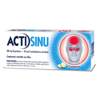 ACTISINU*12 cpr riv 200 mg + 30 mg