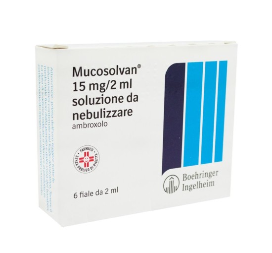 MUCOSOLVAN*soluz nebul 6 fiale 15 mg 2 ml