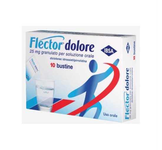 FLECTOR DOLORE*GRAT 10BUST25MG