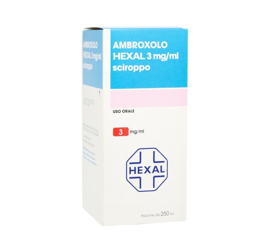 AMBROXOLO HEXAL*SCIR FL 250ML