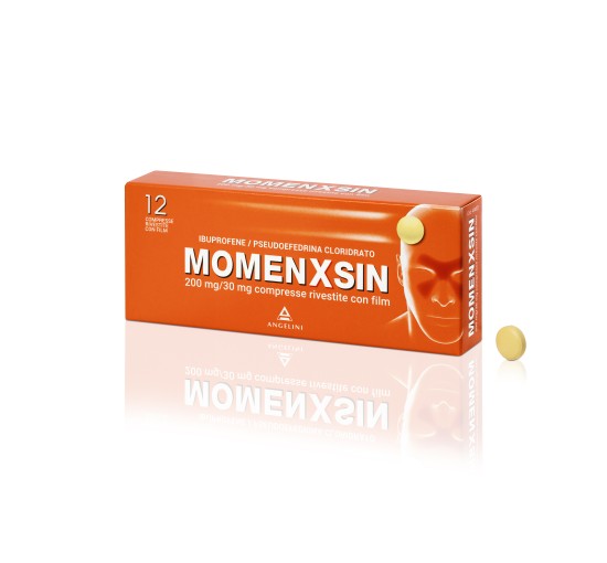 MOMENXSIN*12 cpr riv 200 mg + 30 mg