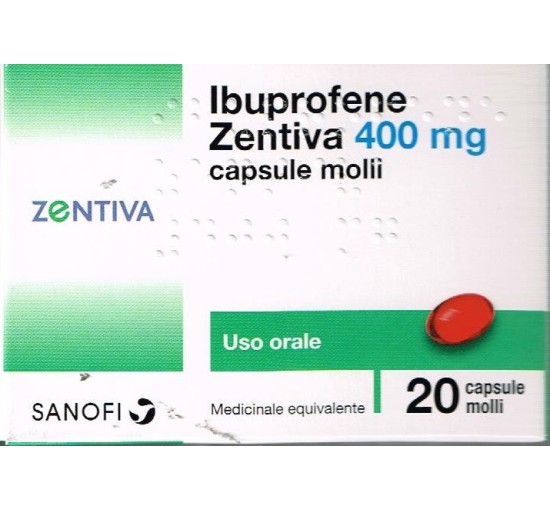 IBUPROFENE ZEN*20CPS MOL 400MG