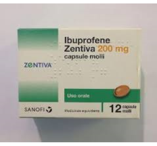 IBUPROFENE ZEN*12CPS MOL 200MG