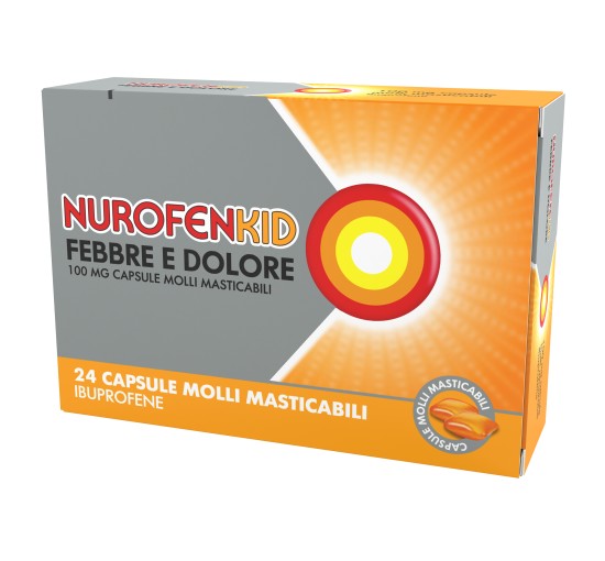 NUROFENKID FEBBRE D*24CPS100MG