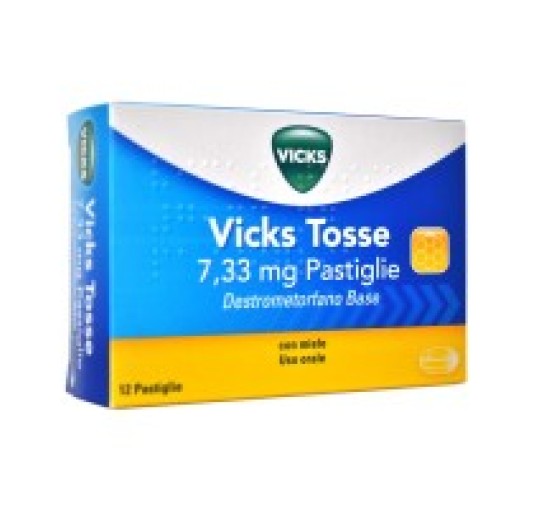 VICKS TOSSE*12PASTL 7,33MG MIE