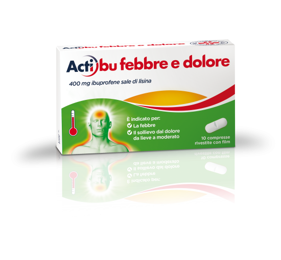 ACTIBU FEBBRE E DOLORE*10 cpr riv 400 mg
