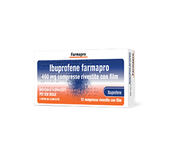 IBUPROFENE FAR*12CPR RIV 400MG