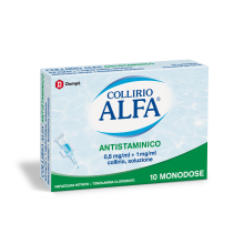 COLLIRIO ALFA ANTISTAMINICO*10 monod collirio 0,8 mg/ ml + 1mg/ml 0,3 ml