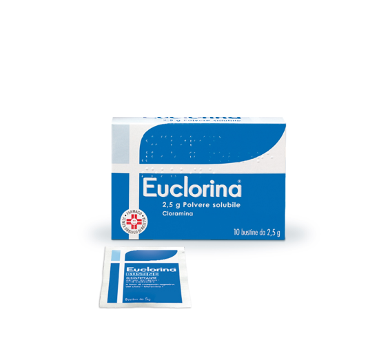 EUCLORINA*10 bust polv u.e. 2,5 g