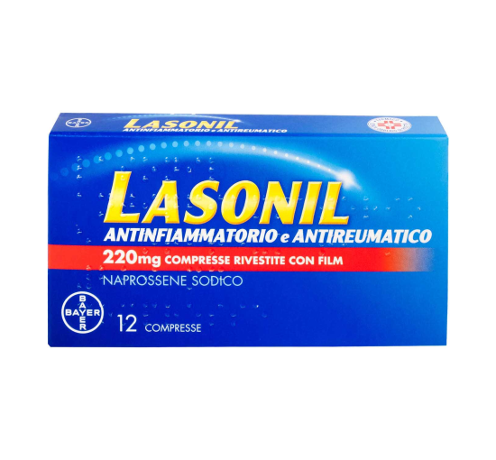 LASONIL ANTINFIAMMATORIO E ANTIREUMATICO*12 cpr riv 220 mg
