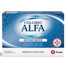COLLIRIO ALFA OCCHIO SECCO*20 monod collirio 0,5 ml 0,4% (SCADENZA 04/26)