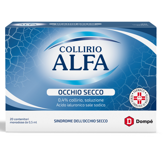 COLLIRIO ALFA OCCHIO SECCO*20 monod collirio 0,5 ml 0,4%