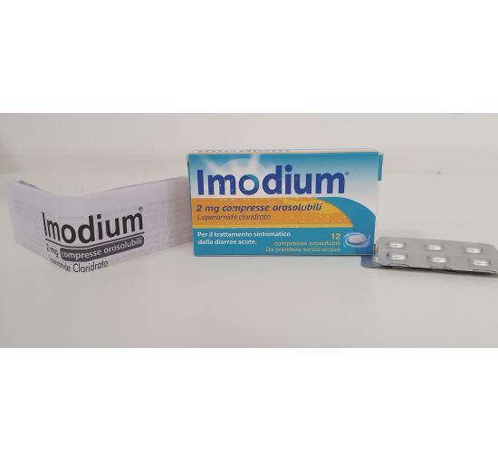 IMODIUM*12CPR OROSOL 2MG